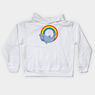 Dolphin with Rainbow Kids Hoodie